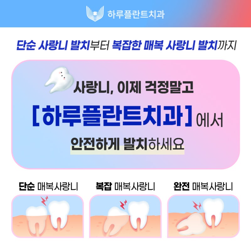 강남 하루플란트치과 사랑니발치, 사랑니 꼭 뽑아야할까요? 사진 8