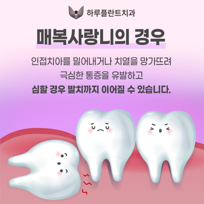 강남 하루플란트치과 사랑니발치, 사랑니 꼭 뽑아야할까요? 사진 7