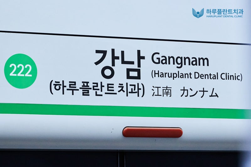 이번 역은 첨단 의료의 허브, 강남 하루플란트치과역입니다 사진 5